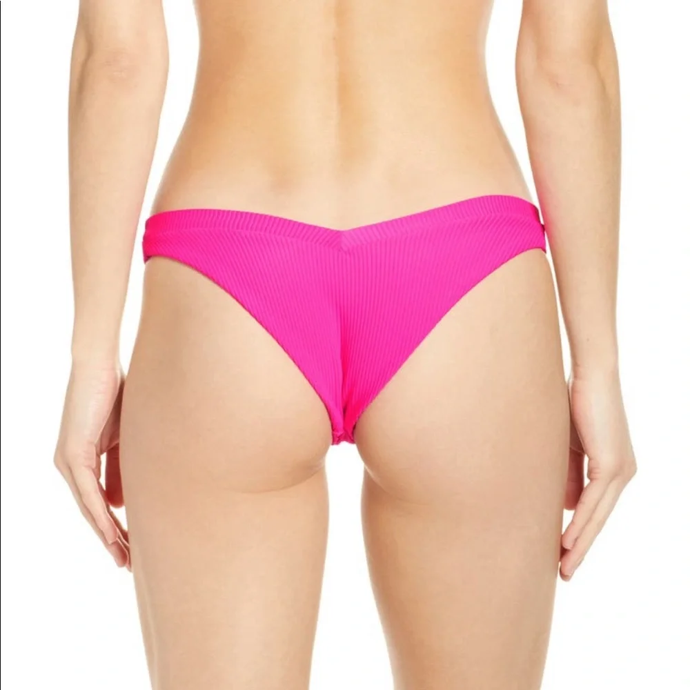 Frankies AUSTIN RIBBED CHEEKY BIKINI BOTTOM
